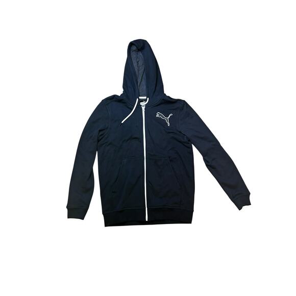 Puma Men’s Full Zip DryCell Hoodie – Black – Size Medium - Picture 2 of 5